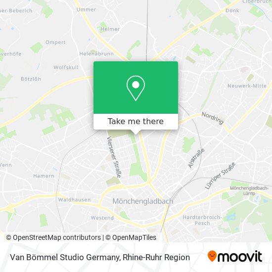 Van Bömmel Studio Germany map