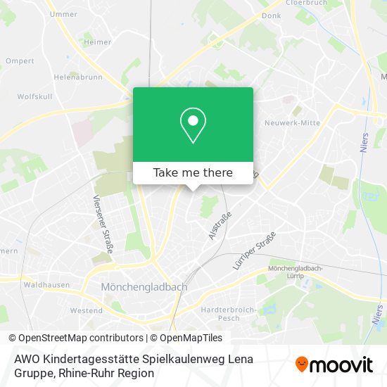 AWO Kindertagesstätte Spielkaulenweg Lena Gruppe map