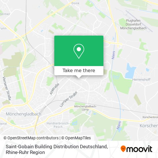 Карта Saint-Gobain Building Distribution Deutschland