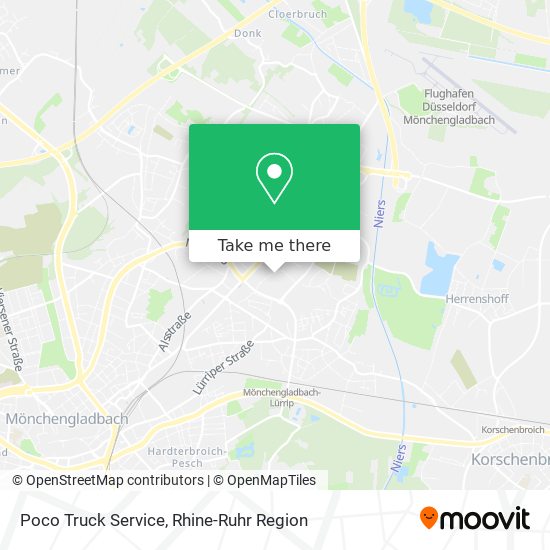 Poco Truck Service map