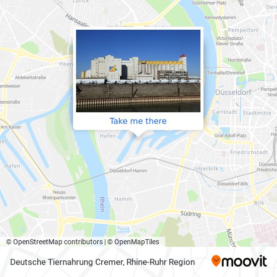 Deutsche Tiernahrung Cremer map