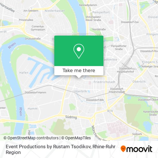 Event Productions by Rustam Tsodikov map