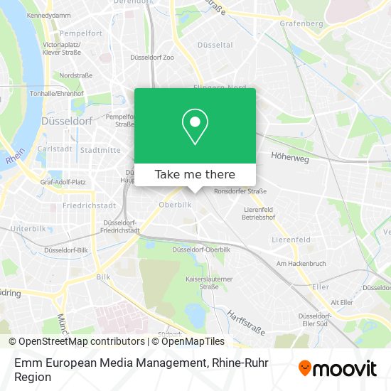 Emm European Media Management map