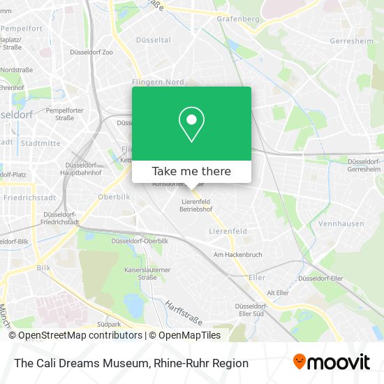 The Cali Dreams Museum map