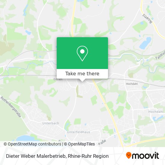 Dieter Weber Malerbetrieb map