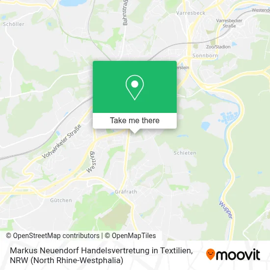 Markus Neuendorf Handelsvertretung in Textilien map