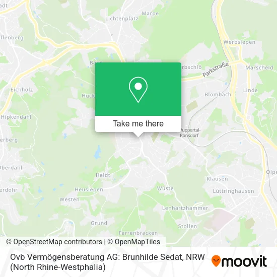 Карта Ovb Vermögensberatung AG: Brunhilde Sedat