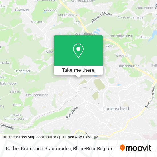 Bärbel Brambach Brautmoden map