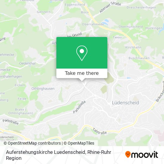 Auferstehungskirche Luedenscheid map