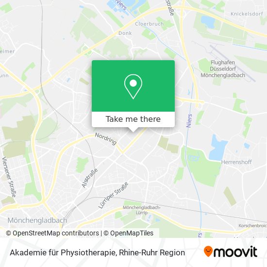 Akademie für Physiotherapie map