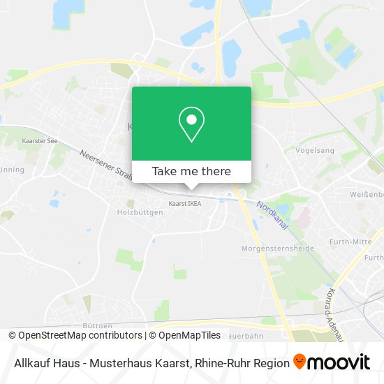 Allkauf Haus - Musterhaus Kaarst map