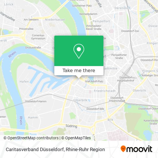 Caritasverband Düsseldorf map