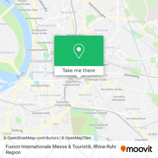Fusion Internationale Messe & Touristik map