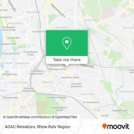 Карта ADAC-Reisebüro