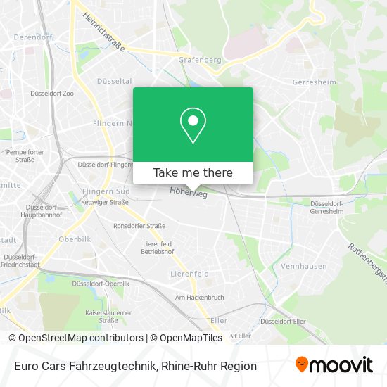 Euro Cars Fahrzeugtechnik map