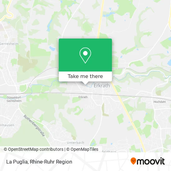 La Puglia map
