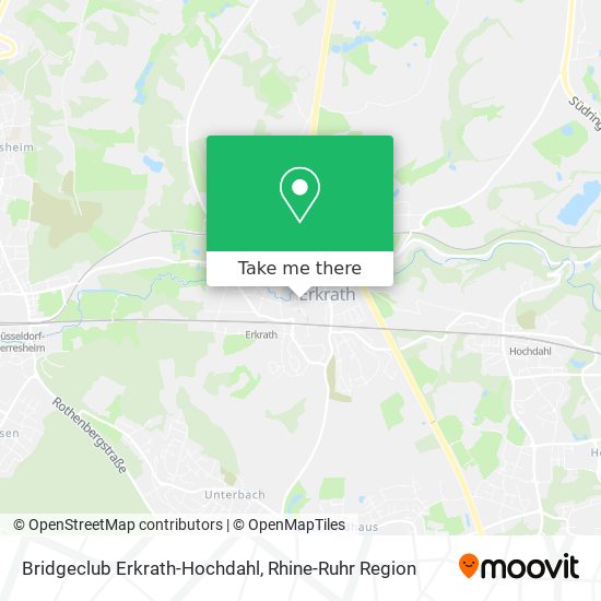 Bridgeclub Erkrath-Hochdahl map