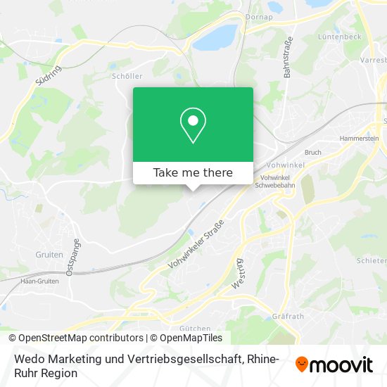 Wedo Marketing und Vertriebsgesellschaft map