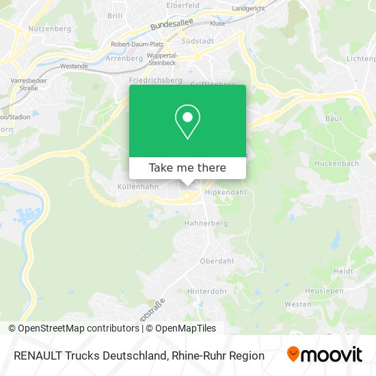 RENAULT Trucks Deutschland map