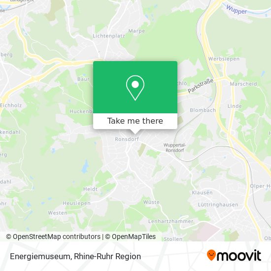 Energiemuseum map