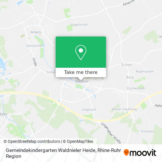 Gemeindekindergarten Waldnieler Heide map