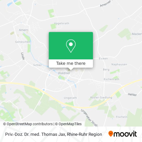 Priv.-Doz. Dr. med. Thomas Jax map