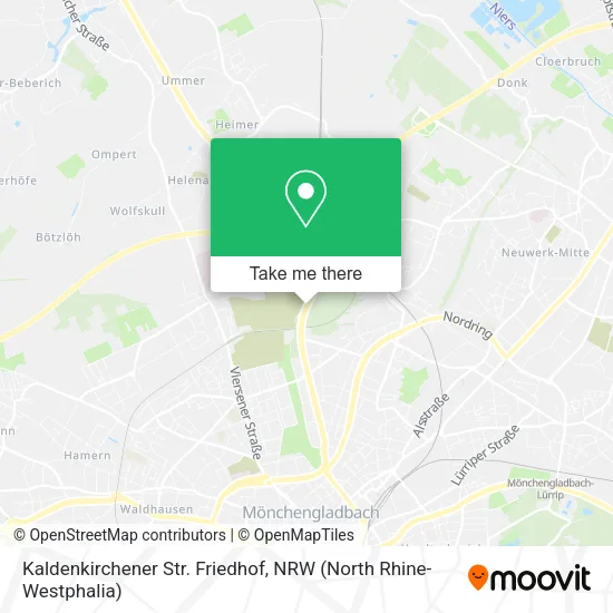 Kaldenkirchener Str. Friedhof map