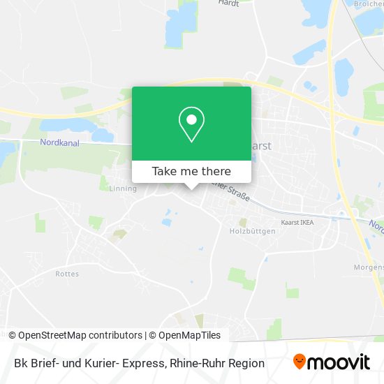 Bk Brief- und Kurier- Express map