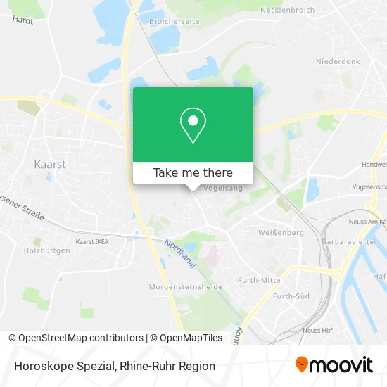 Карта Horoskope Spezial