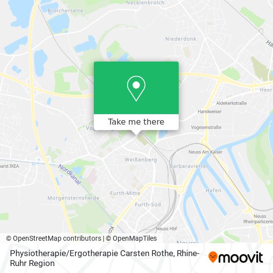 Physiotherapie / Ergotherapie Carsten Rothe map