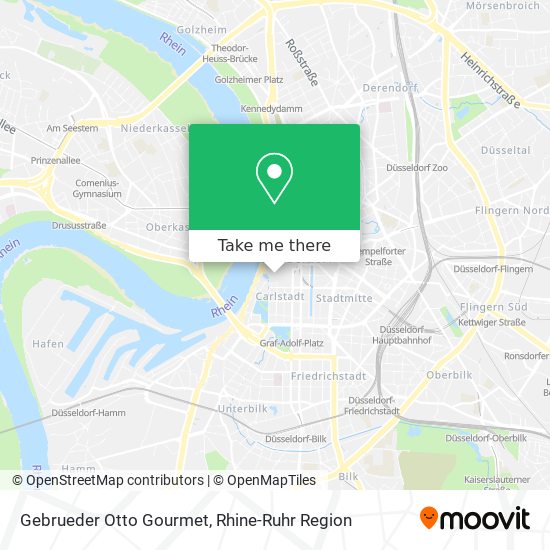 Gebrueder Otto Gourmet map