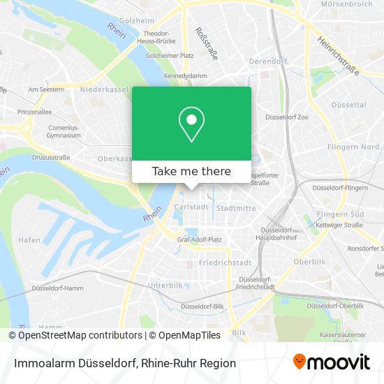 Immoalarm Düsseldorf map