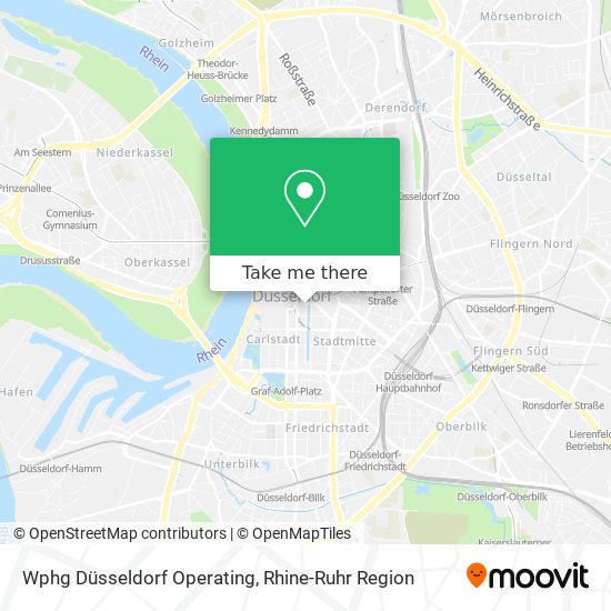 Wphg Düsseldorf Operating map
