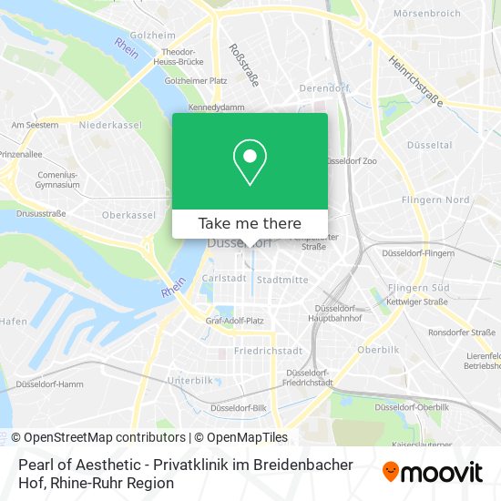 Карта Pearl of Aesthetic - Privatklinik im Breidenbacher Hof