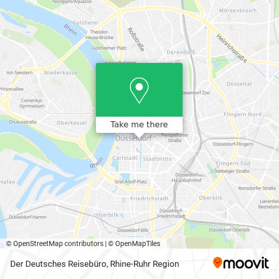 Der Deutsches Reisebüro map