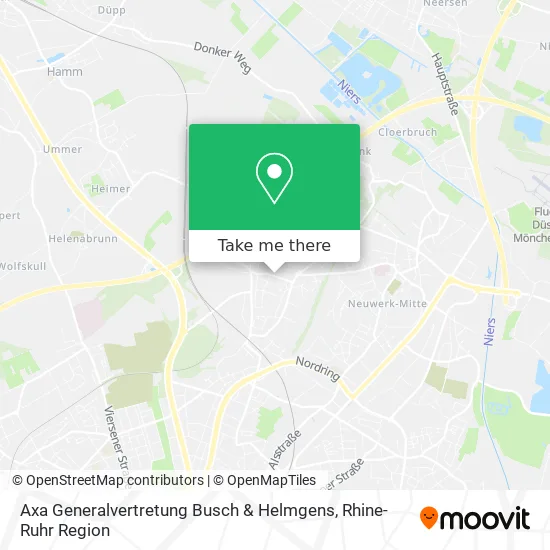 Карта Axa Generalvertretung Busch & Helmgens