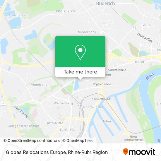 Globas Relocations Europe map