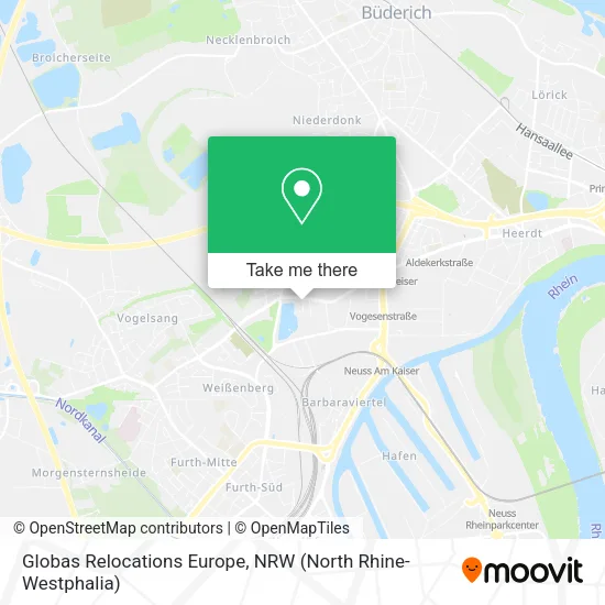 Карта Globas Relocations Europe