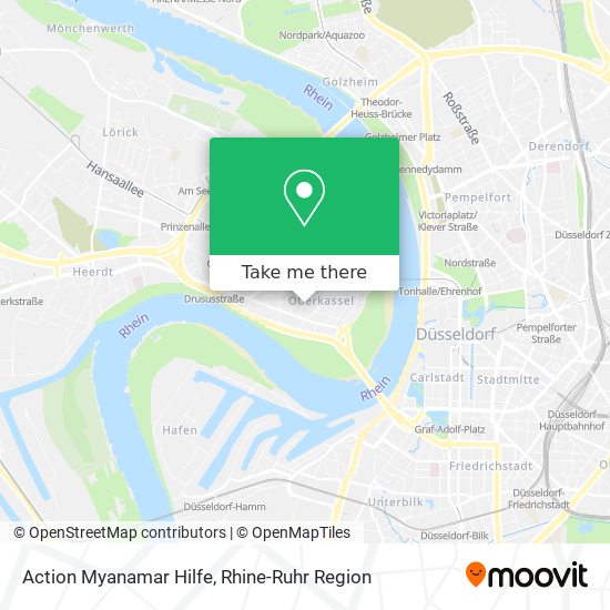 Карта Action Myanamar Hilfe