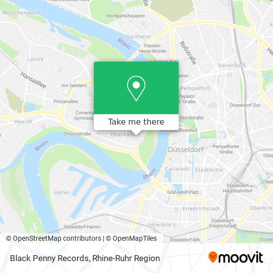 Black Penny Records map