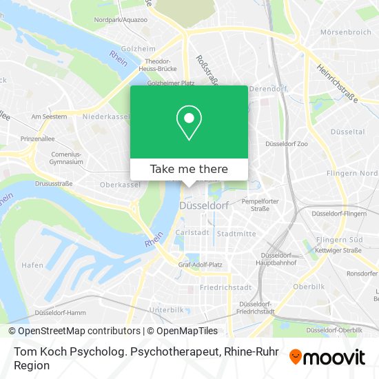 Tom Koch Psycholog. Psychotherapeut map