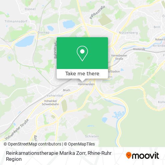 Reinkarnationstherapie Marika Zorr map