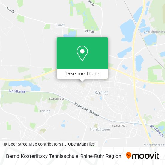 Bernd Kosterlitzky Tennisschule map