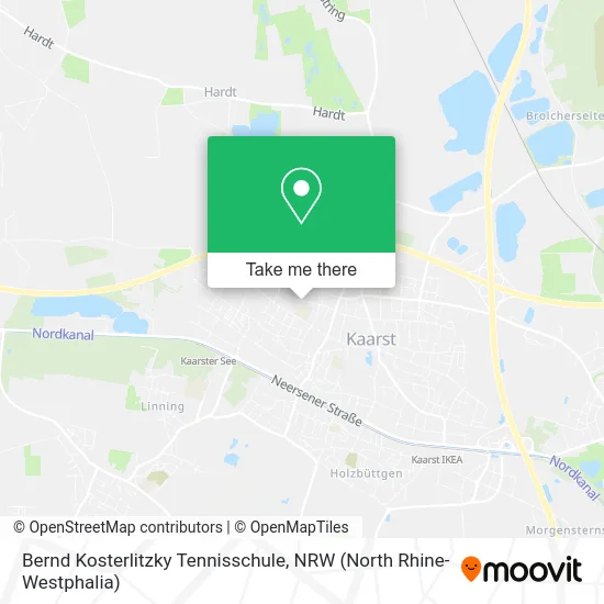 Карта Bernd Kosterlitzky Tennisschule