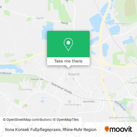 Ilona Konsek Fußpflegepraxis map