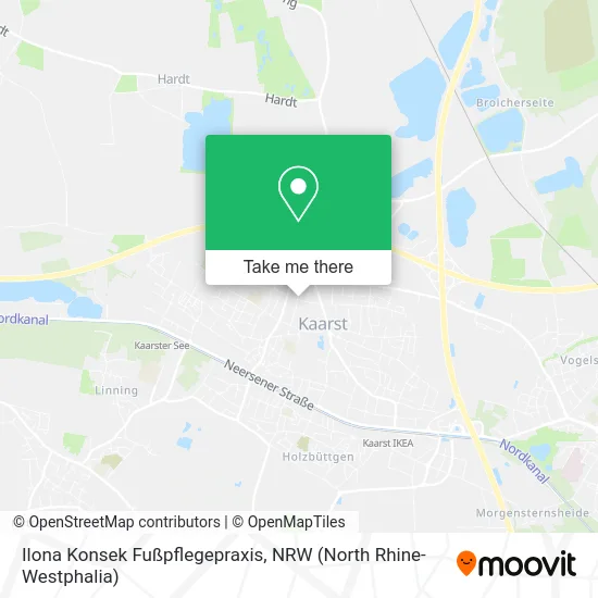 Карта Ilona Konsek Fußpflegepraxis