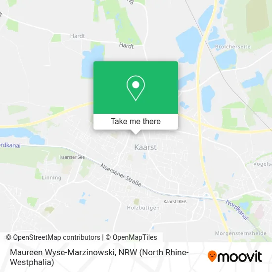 Maureen Wyse-Marzinowski map