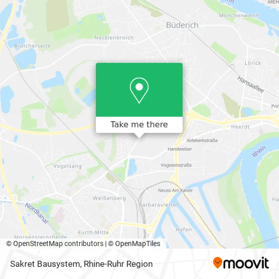 Карта Sakret Bausystem