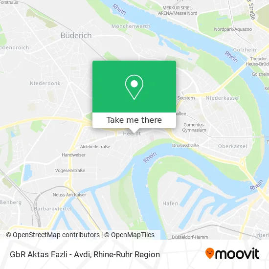 Карта GbR Aktas Fazli - Avdi