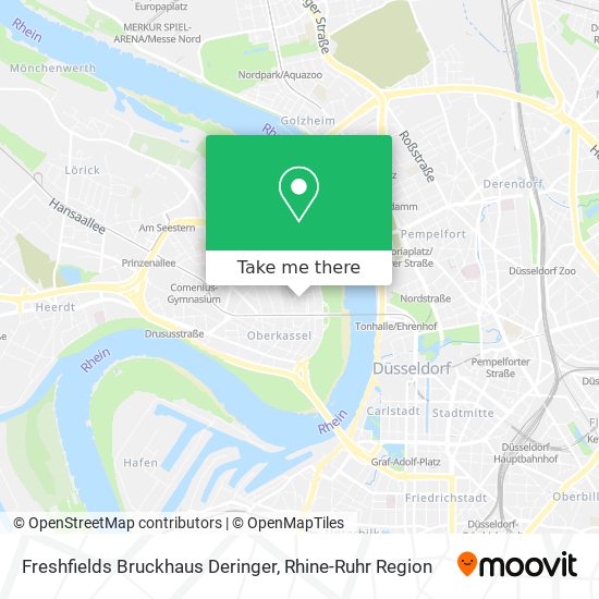 Карта Freshfields Bruckhaus Deringer
